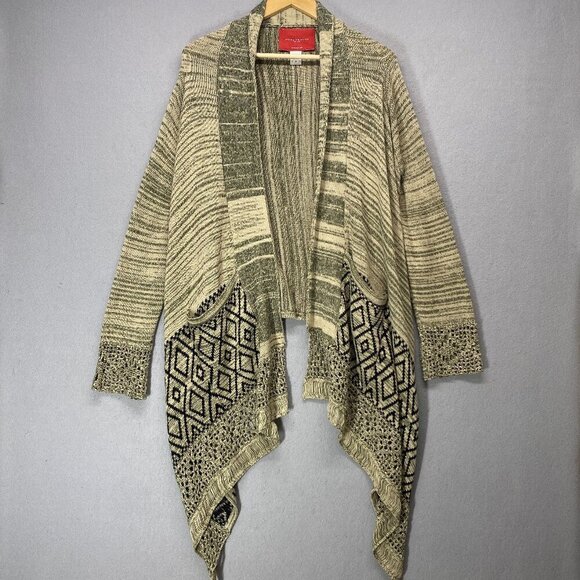 AKIRA Sweaters - Akira Chicago Sweater Cardigan Womens Large Waterfall Boho Southwestern Soft